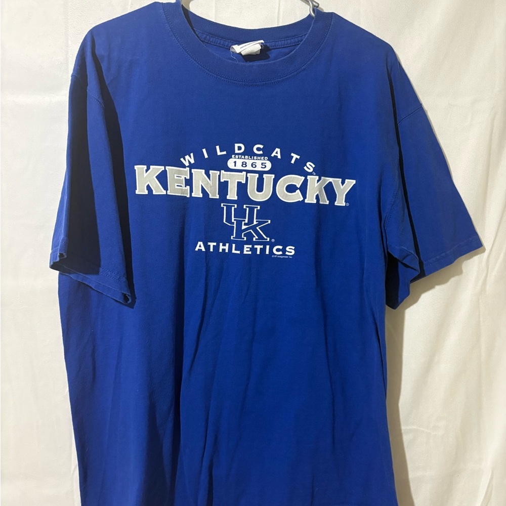 Vintage Blue Wildcats Kentucky Athletics late 90’s large men’s